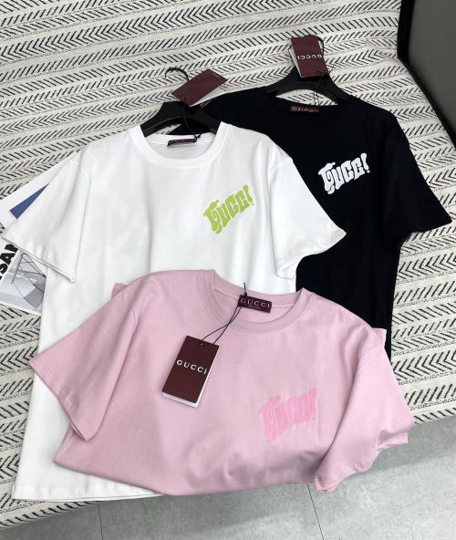 Gucci Embroidered Logo T-Shirt - Stylish and Comfortable Cotton Tee 1 Gucci Embroidered Logo T-Shirt - Stylish and Comfortable Cotton Tee