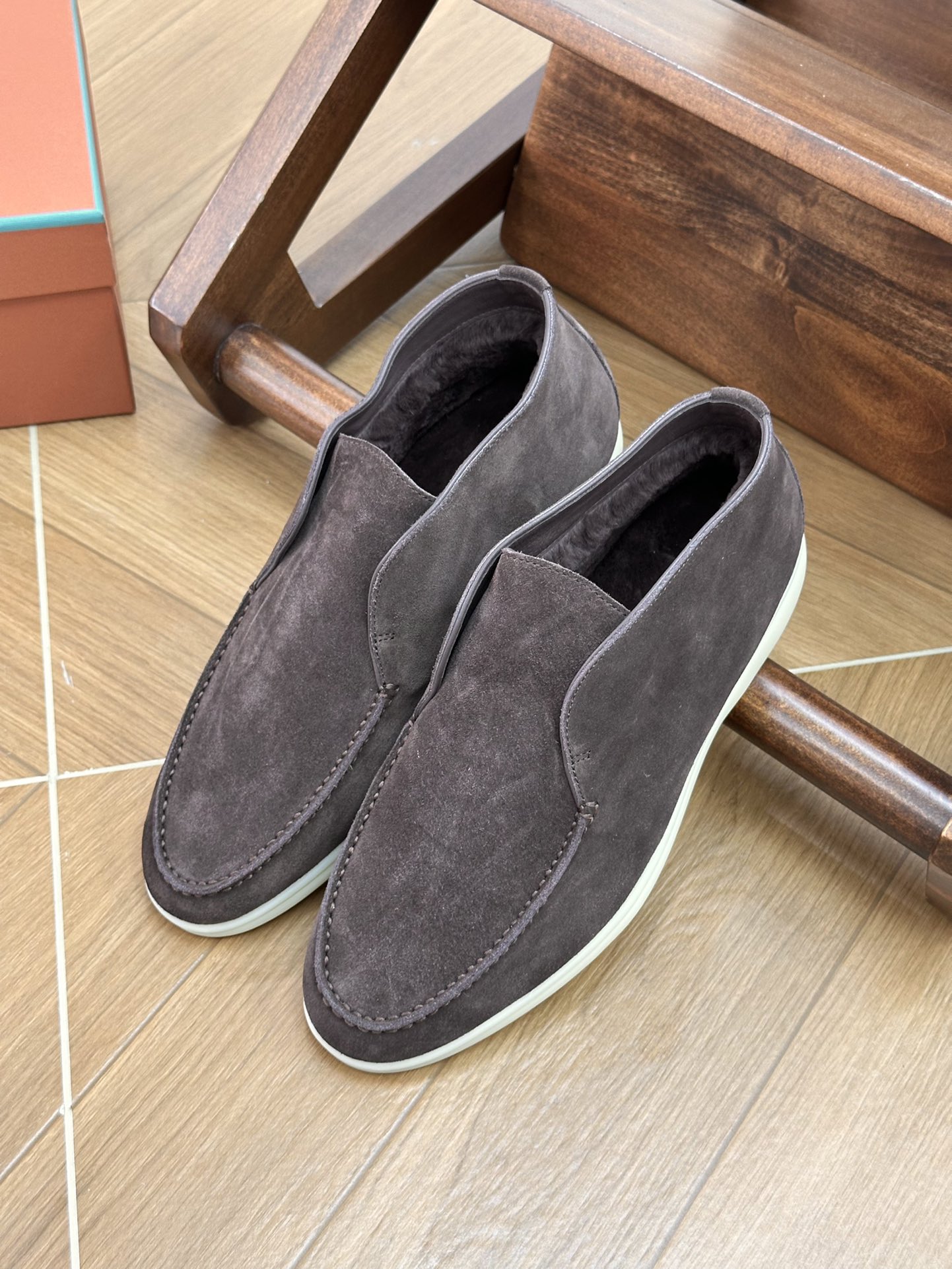NO:679799,Coffee color, loafers, fur shoes, loafers19860909咖色,乐福鞋毛毛鞋,loafers,Women's Shoes