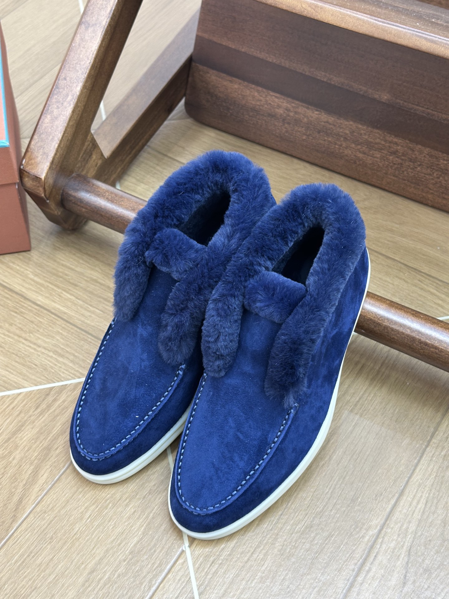 NO:679772,dark blue,loafers,furry shoes,loafers19860909深蓝色,乐福鞋毛毛鞋,loafers,Women's Shoes