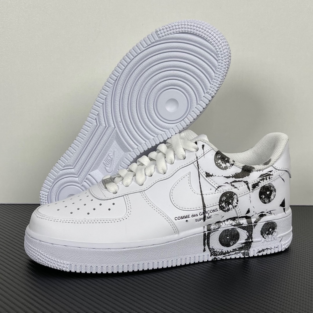 NK Air Force 1 Low ‘07 空军一号CDG联名白!货号:-100!尺码:36 36.5