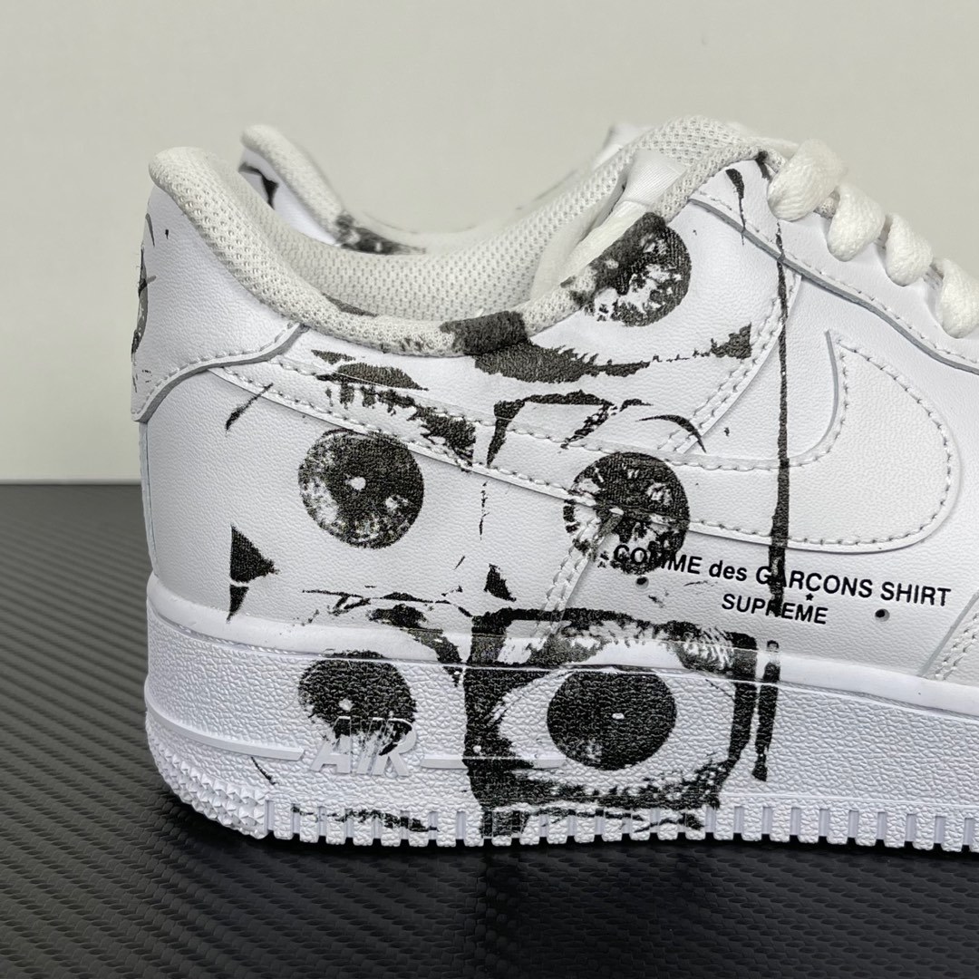 NK Air Force 1 Low ‘07 空军一号CDG联名白!货号:-100!尺码:36 36.5