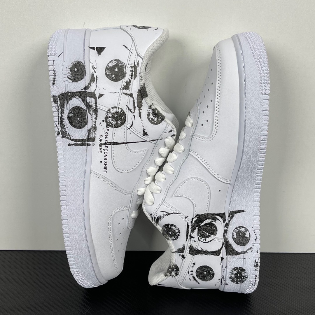 NK Air Force 1 Low ‘07 空军一号CDG联名白!货号:-100!尺码:36 36.5