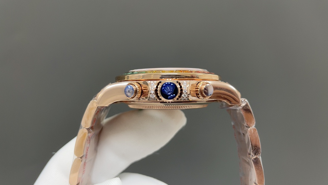 Rolex 今日推荐 迪通拿 彩虹迪 带NFC芯片感应保卡 四码合一 40mm 7750丹东机
