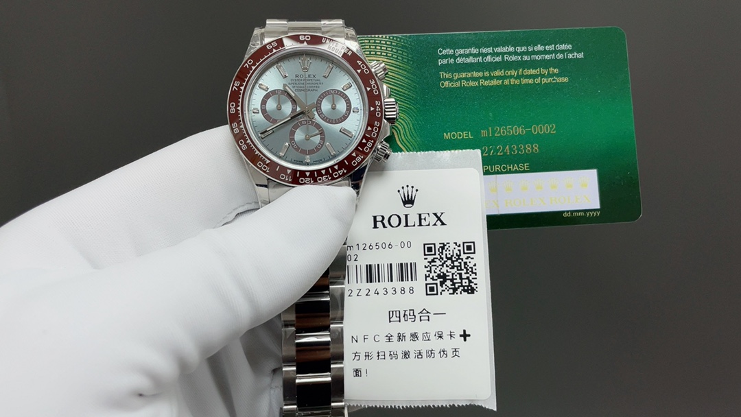 Rolex 今日推荐 新款冰蓝迪 配NFC芯片感应保卡 40mm 顺调4131机
