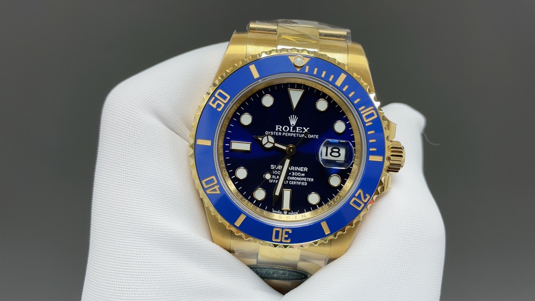 Rolex 今日推荐 黄金蓝水鬼 41mm 3235机