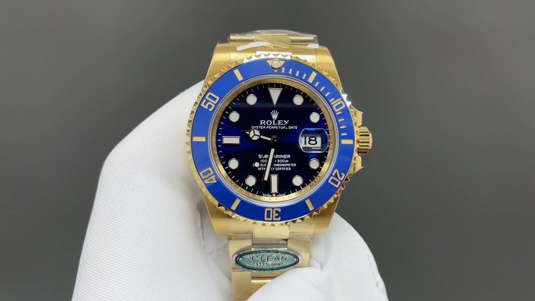 Rolex 今日推荐 黄金蓝水鬼 41mm 3235机