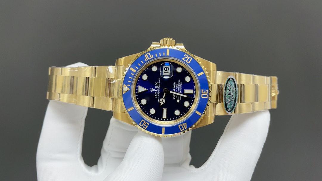 Rolex 今日推荐 黄金蓝水鬼 41mm 3235机