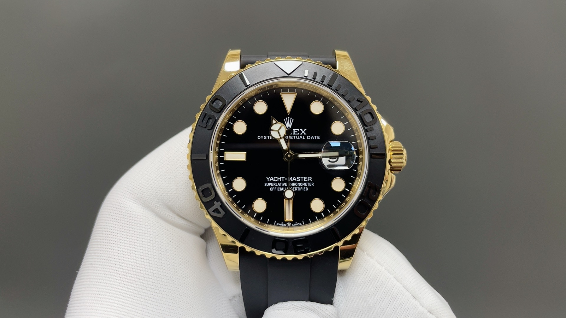 NO:882186,Today’s recommendation is EWE Gold Yacht-Master 42mm camera, top quality, actual shipping photos, gold19860909今日推荐EWE 黄金游艇名仕 42mm 机 顶级品质 出货实拍,,gold,Watch