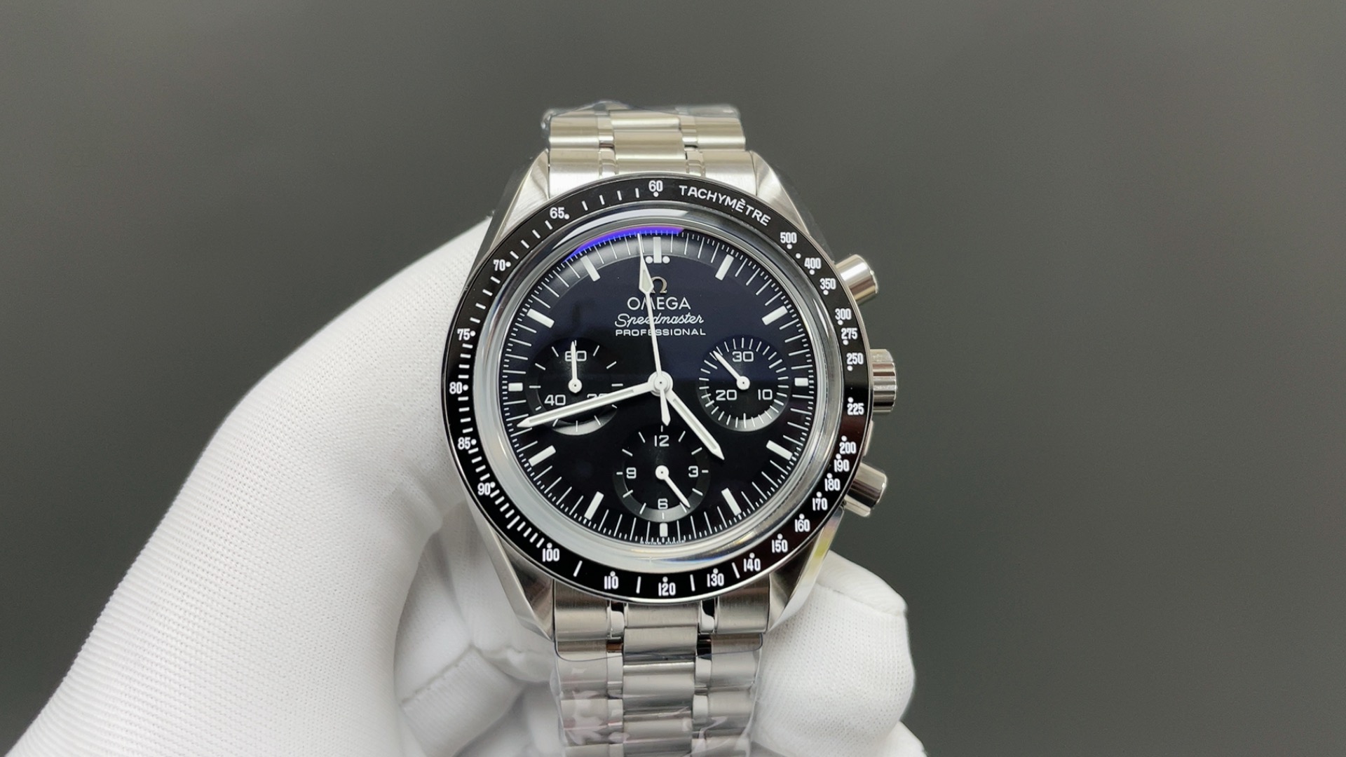 NO:946395,Today’s recommendation is BBT Omega Speedmaster White Shell Black 42mm 3861 Machine Top Quality Real Shots of Shipment,,omega19860909今日推荐BBT 欧米茄 超霸 白壳黑 42mm 3861机 顶级品质 出货实拍,,omega,Watch