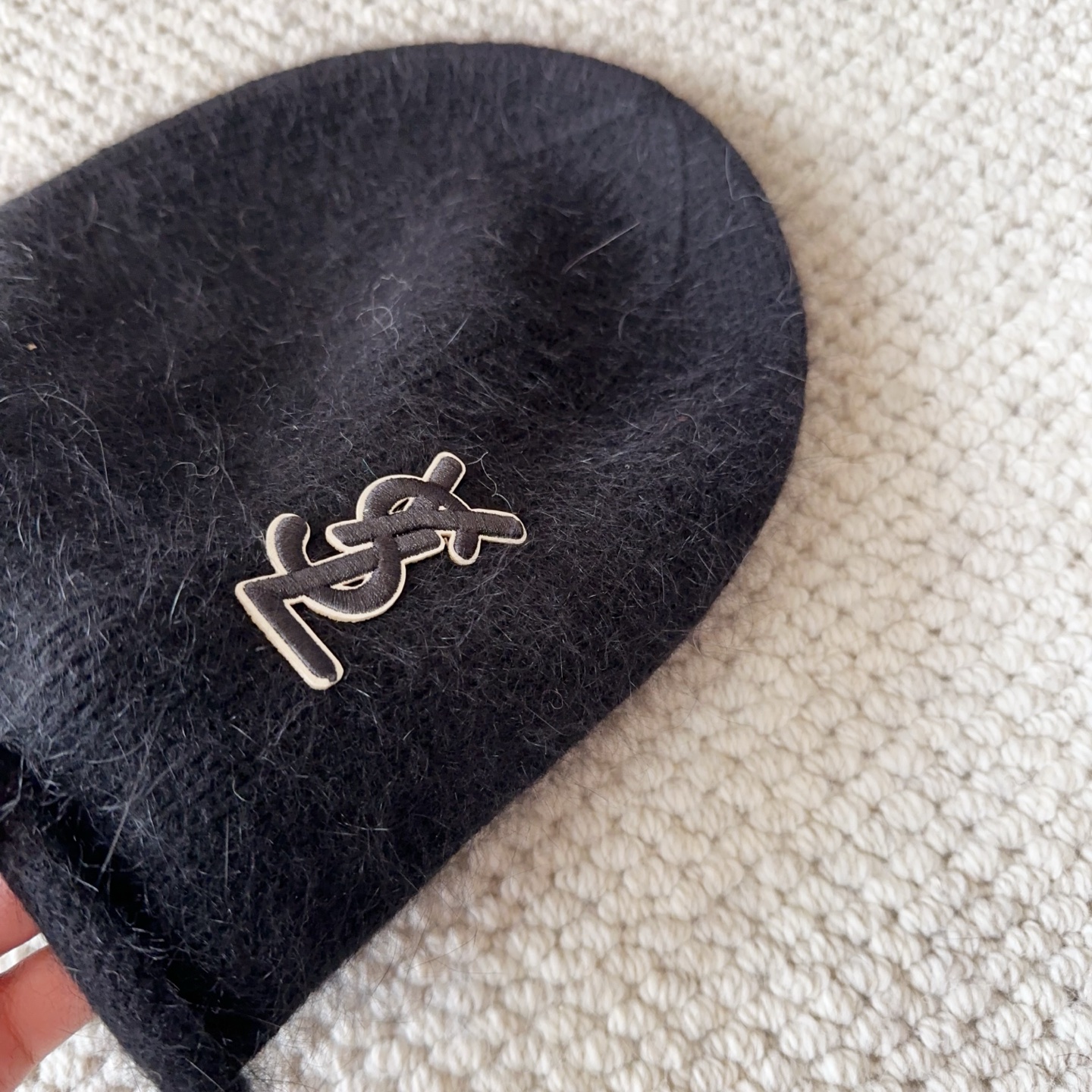 ysl 圣罗兰 2025秋冬新款毛线帽，男女款针织帽，