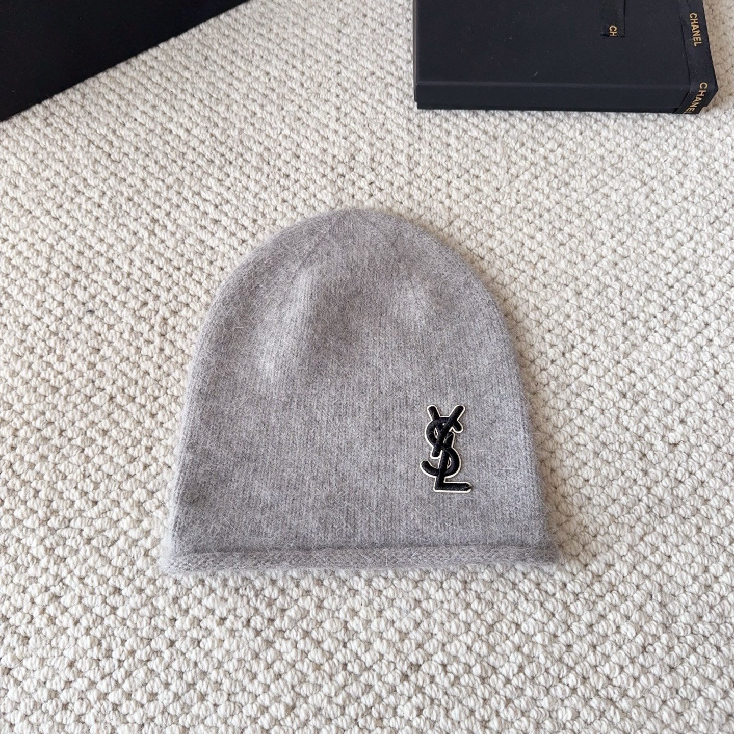 ysl 圣罗兰 2025秋冬新款毛线帽，男女款针织帽，