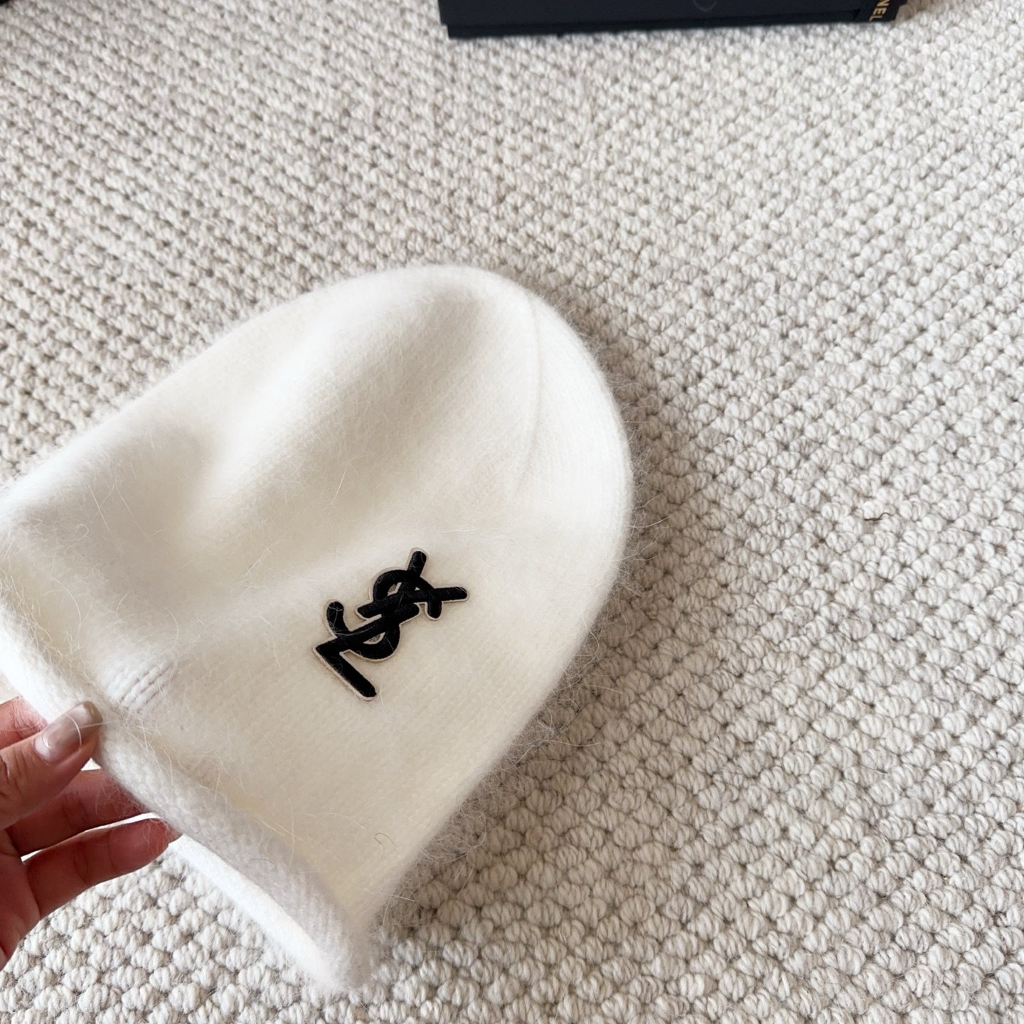 ysl 圣罗兰 2025秋冬新款毛线帽，男女款针织帽，