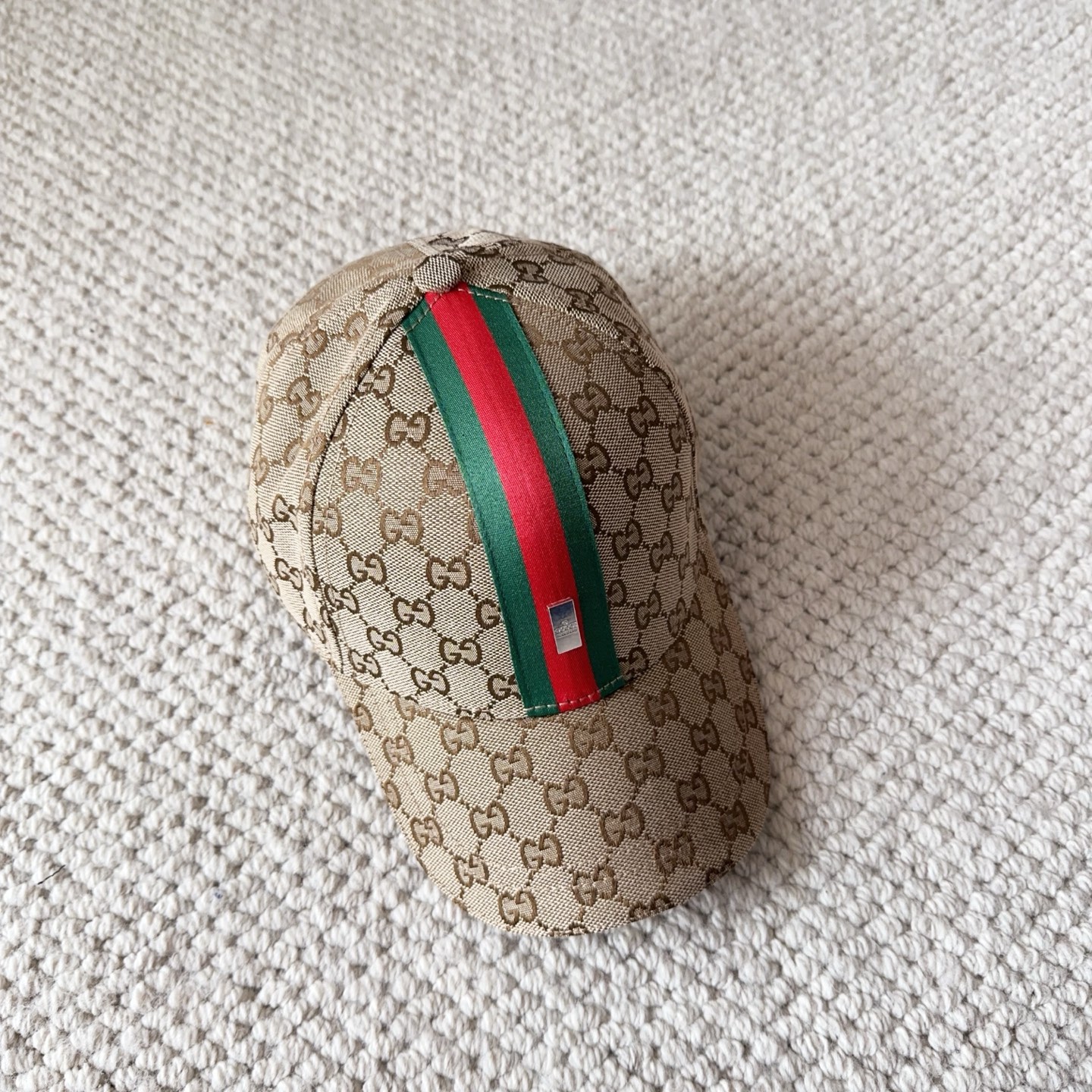 👒古奇GUCCI 👒专柜新款棒球帽，简单大方 男女通用遮阳帽