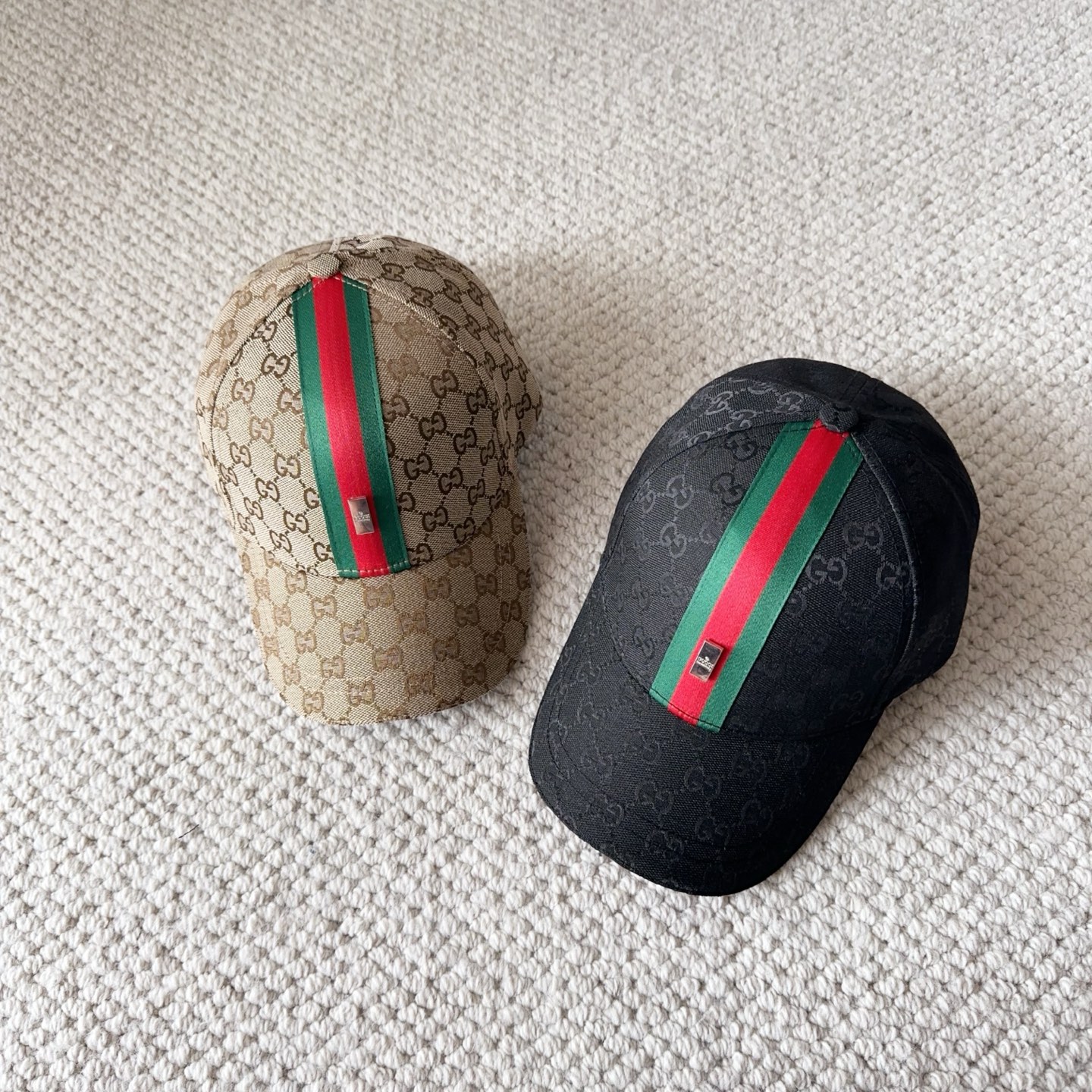 👒古奇GUCCI 👒专柜新款棒球帽，简单大方 男女通用遮阳帽