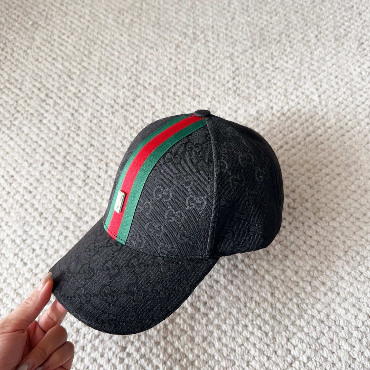 👒古奇GUCCI 👒专柜新款棒球帽，简单大方 男女通用遮阳帽