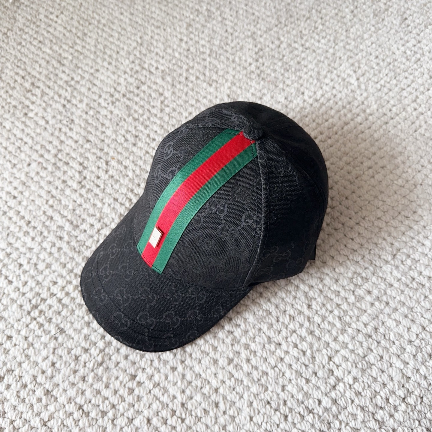 👒古奇GUCCI 👒专柜新款棒球帽，简单大方 男女通用遮阳帽