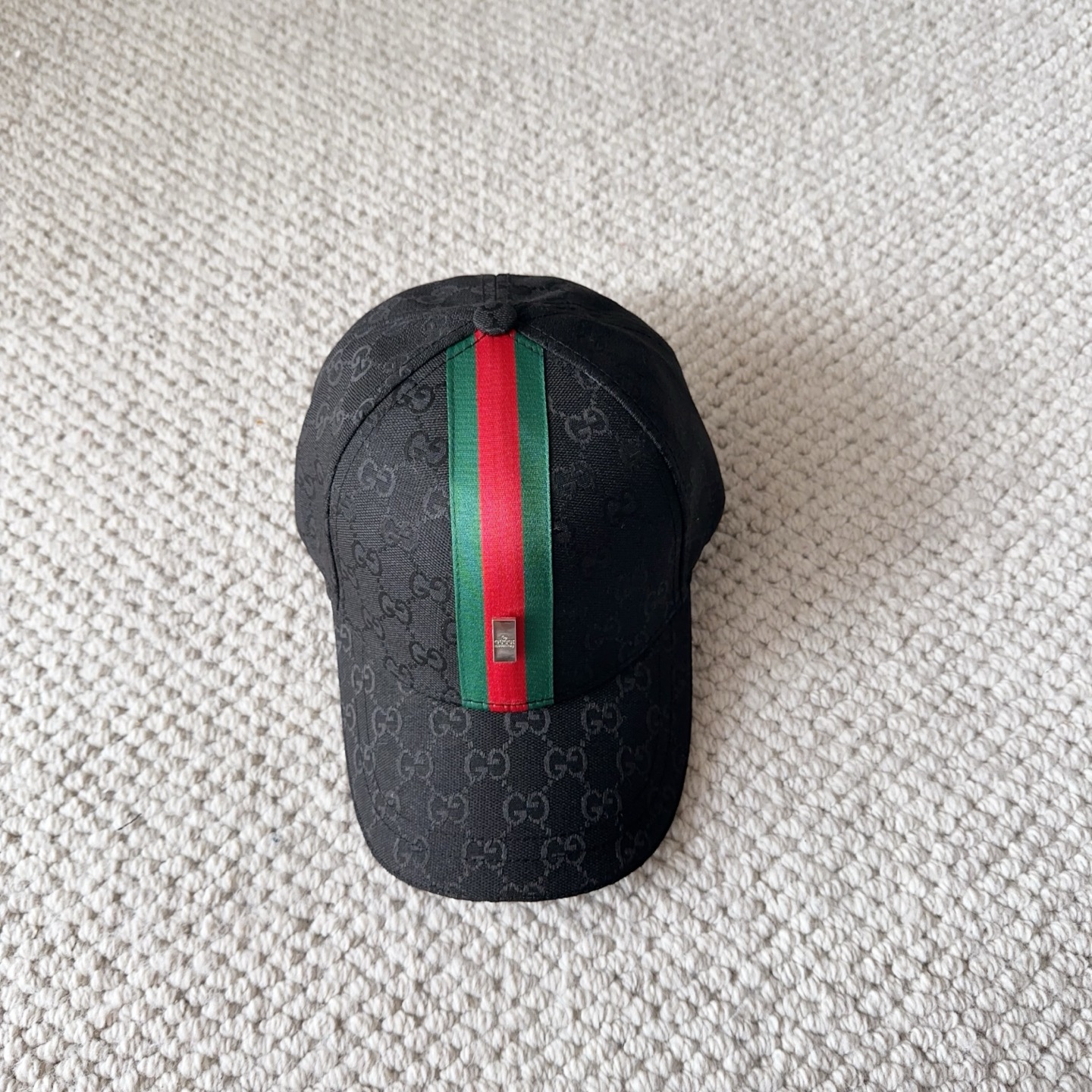 👒古奇GUCCI 👒专柜新款棒球帽，简单大方 男女通用遮阳帽