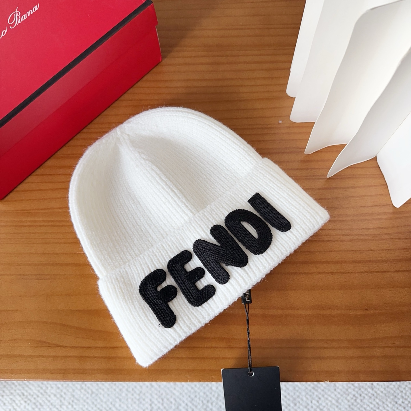 Fendi Double F Wool Beanie - Stylish Knit Cap for Men & Women 6 i1760548178060 8129 0 4