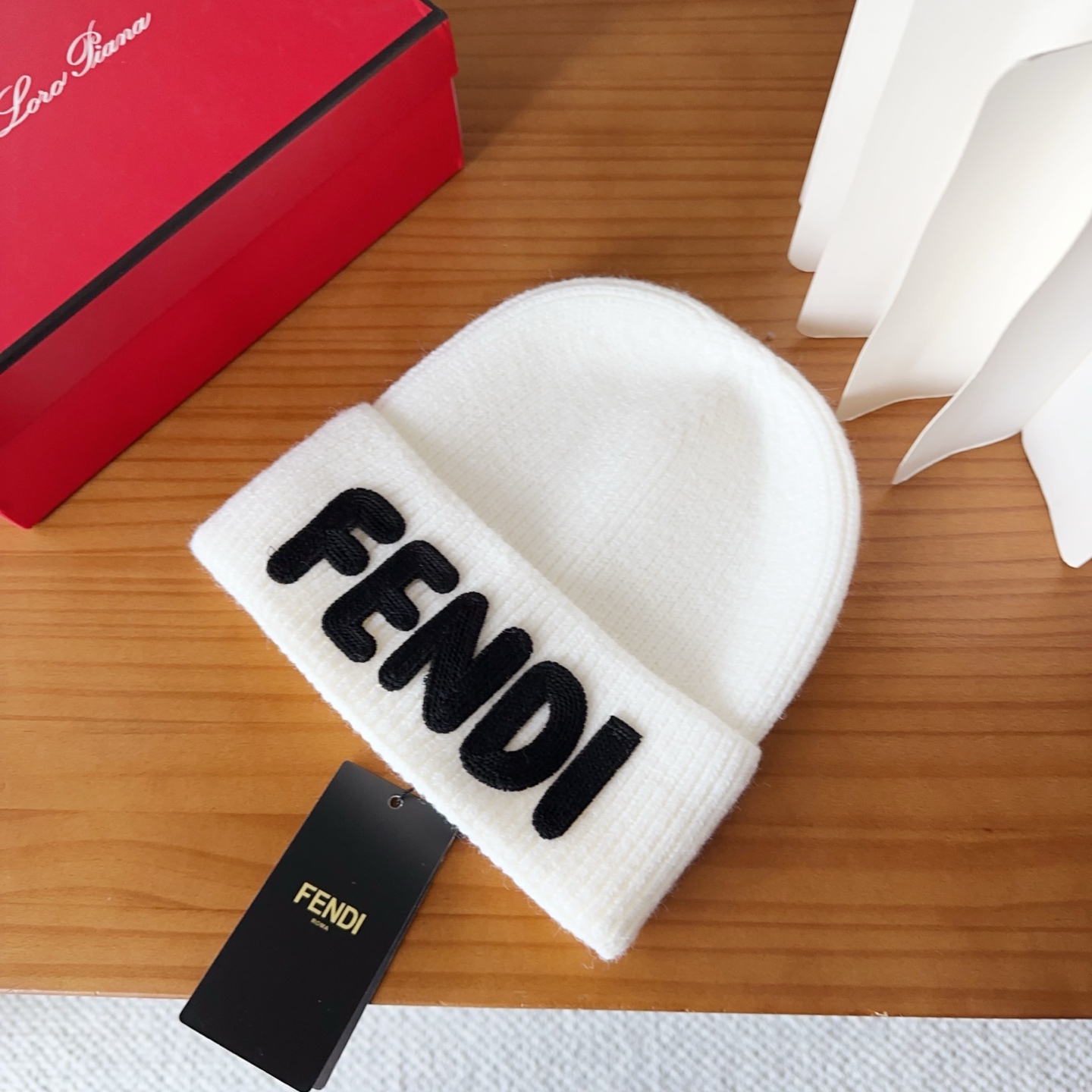 Fendi Double F Wool Beanie - Stylish Knit Cap for Men & Women 3 i1760548179804 8384 0 1