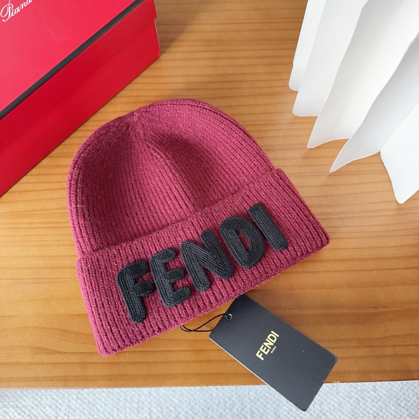Fendi Double F Wool Beanie Hat - Stylish & Warm Winter Headwear 6 i1760548225130 1783 0 4