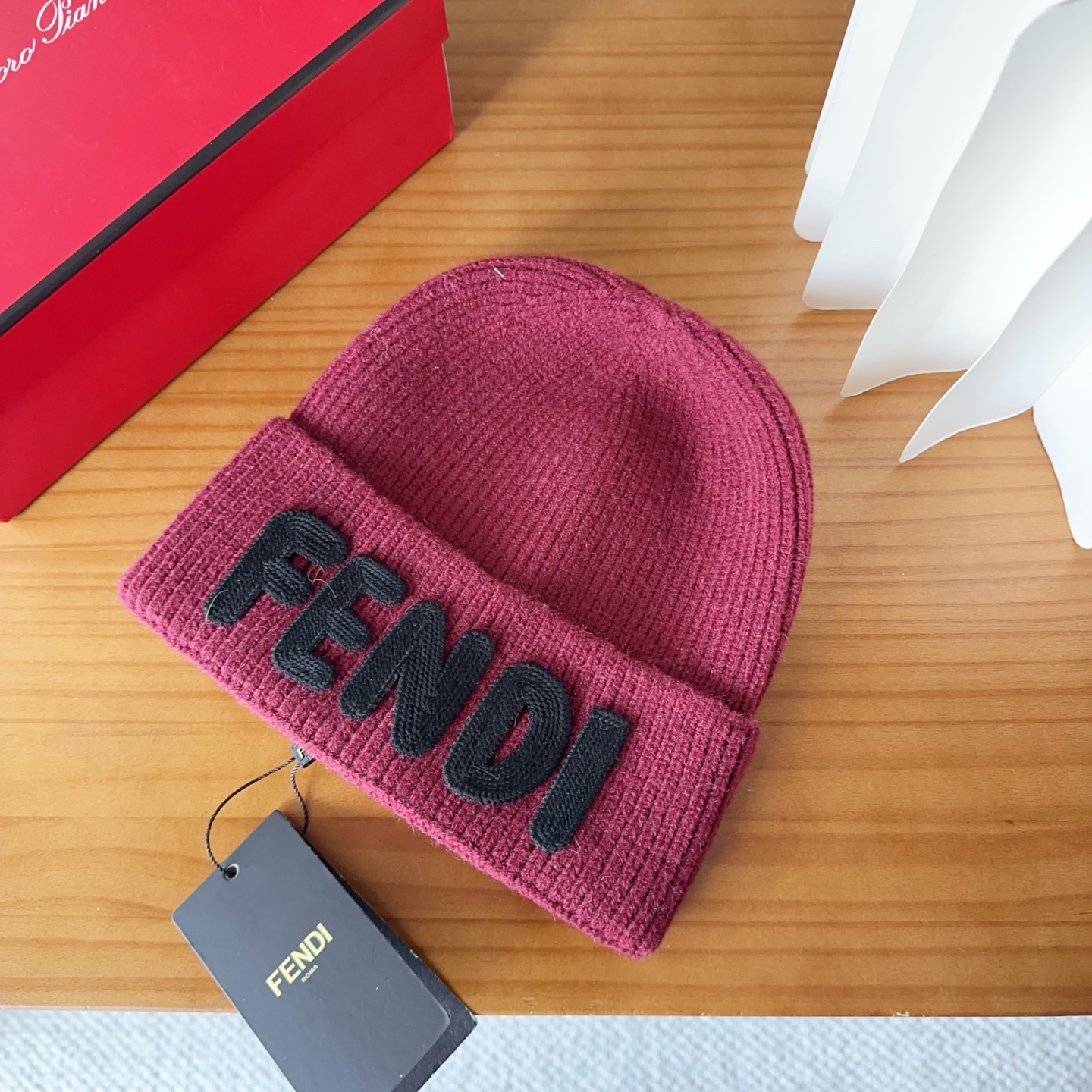 Fendi Double F Wool Beanie Hat - Stylish & Warm Winter Headwear 3 i1760548227092 9395 0 1