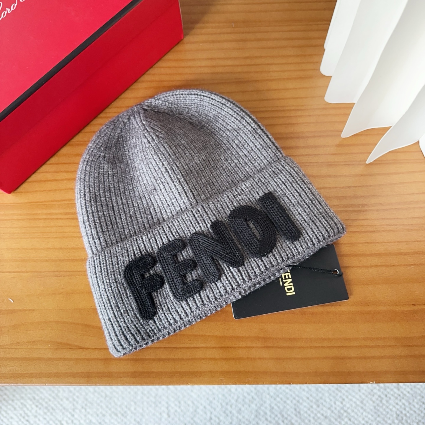 Fendi FF Logo Wool Beanie Hat - Unisex Street Style 9 i1760548238371 5952 0 7