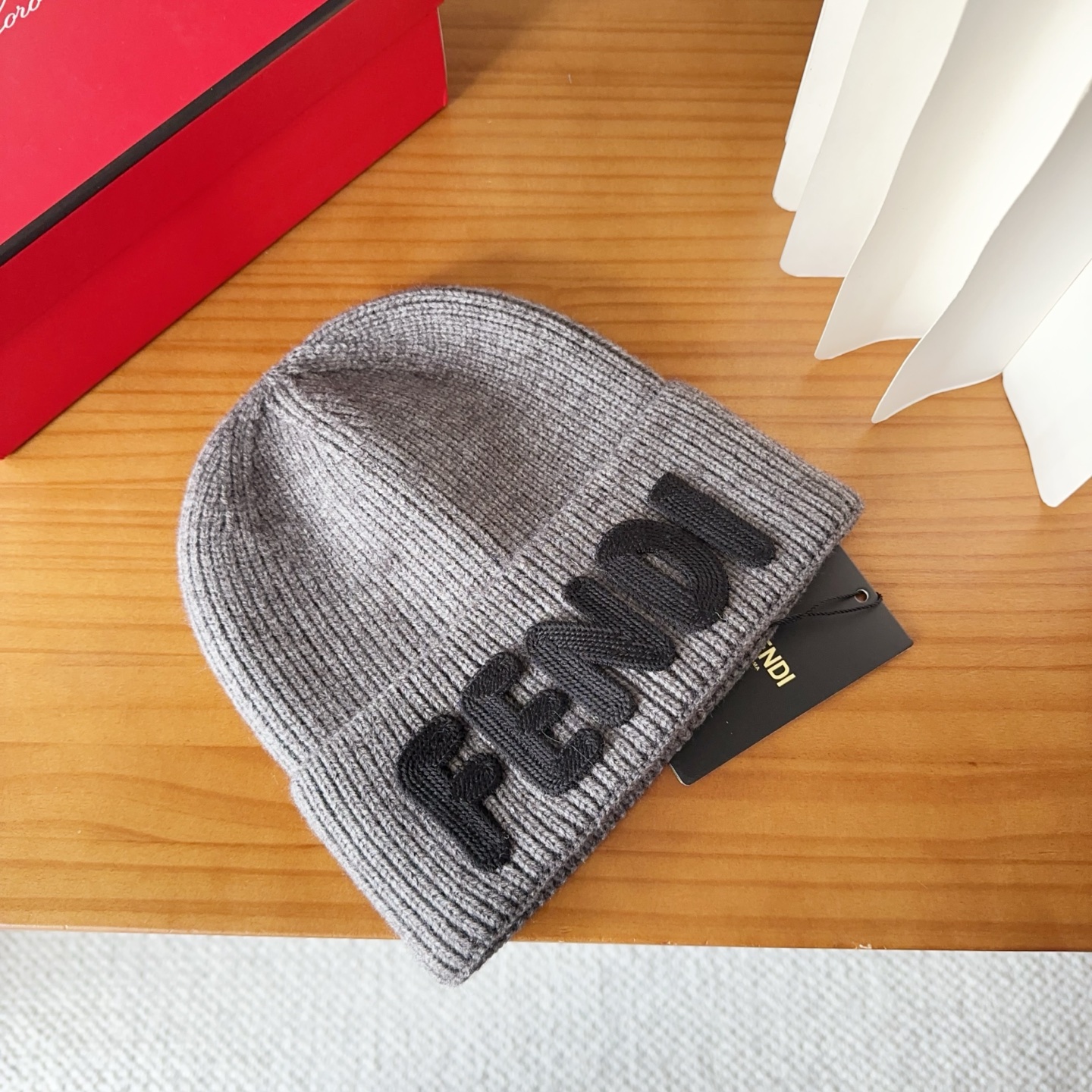 Fendi FF Logo Wool Beanie Hat - Unisex Street Style 8 i1760548239818 2094 0 6