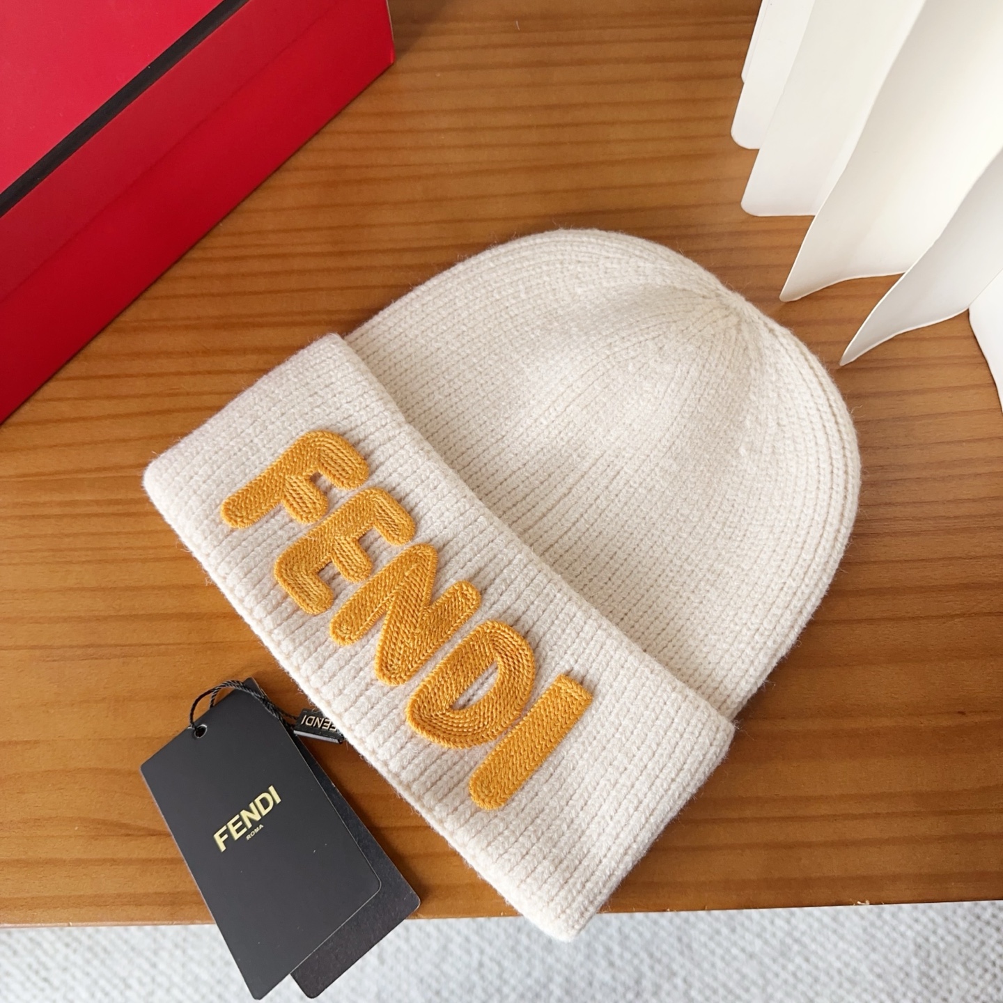 Fendi Double F Knit Wool Beanie Hat - Stylish & Trendy Streetwear 5 i1760548279788 3885 0 3
