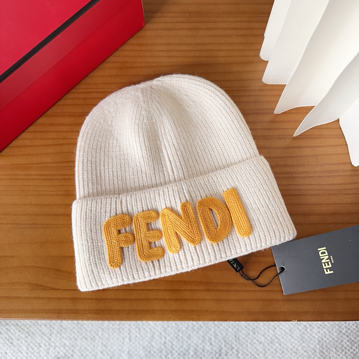 Fendi Double F Knit Wool Beanie Hat - Stylish & Trendy Streetwear 3 i1760548282298 6257 0 1