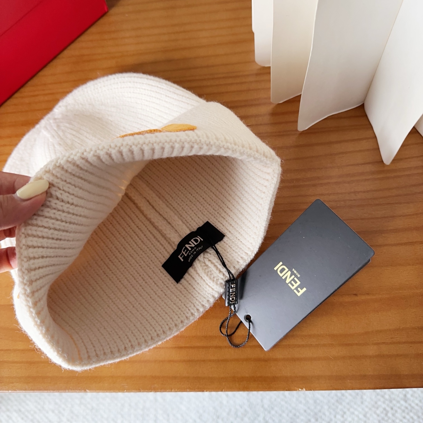 Fendi Double F Knit Wool Beanie Hat - Stylish & Trendy Streetwear 7 i1760548282314 6376 0 5