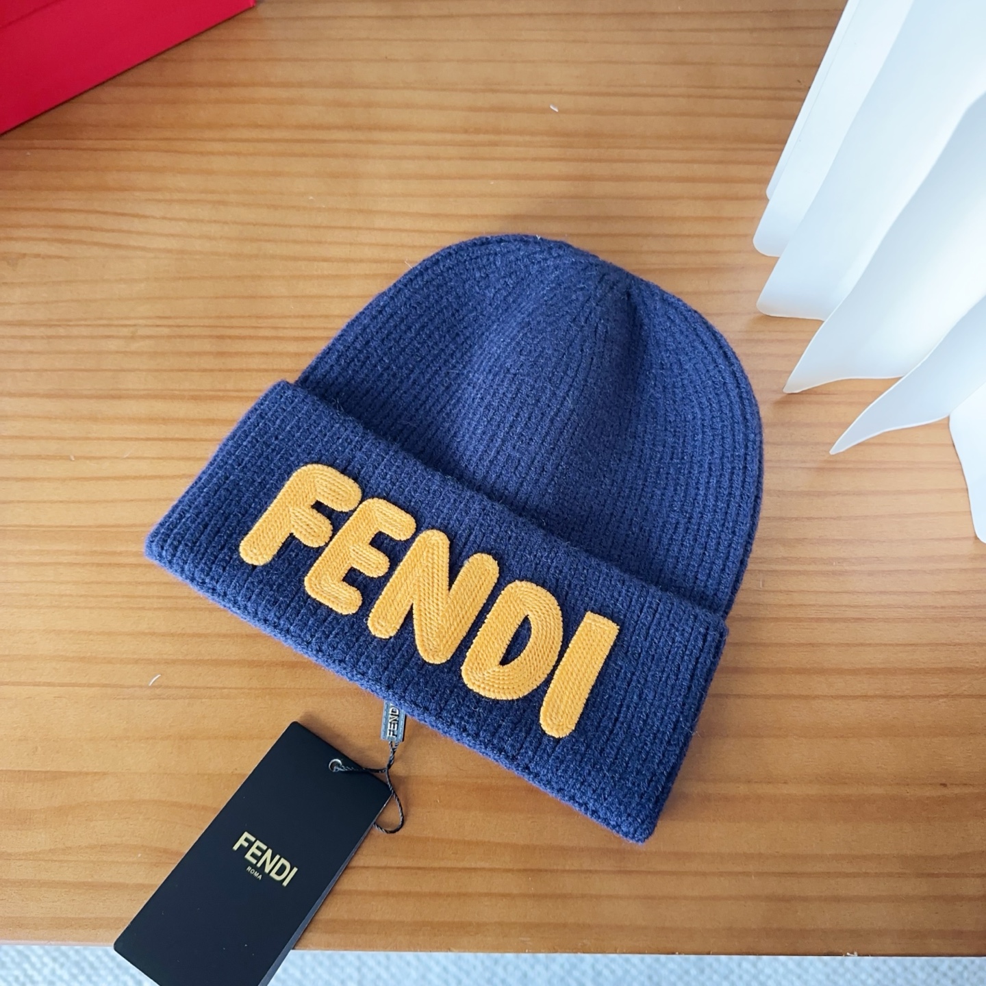 Fendi FF Knit Wool Beanie Hat - Stylish and Trendy Streetwear 3 i1760548321454 3355 0 1