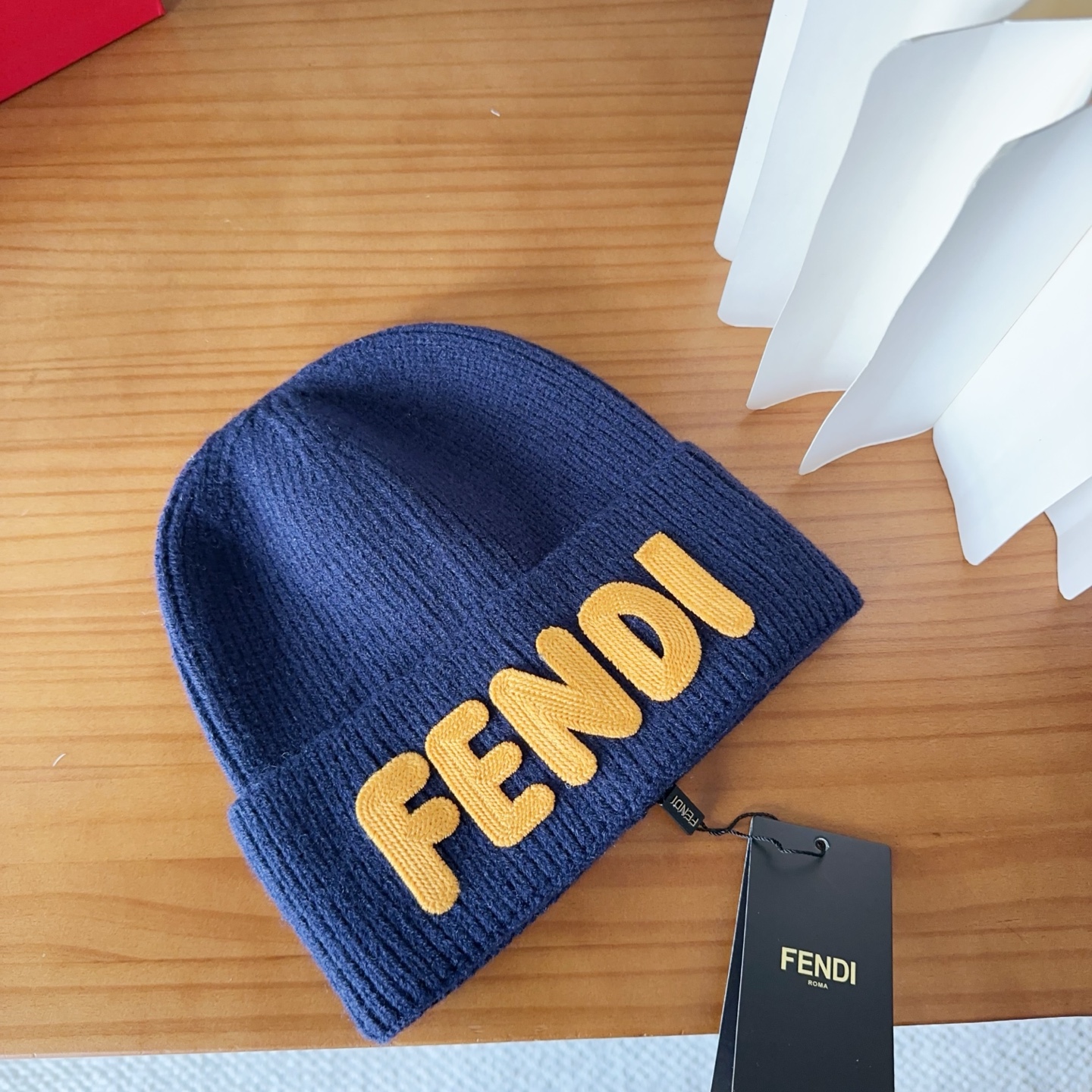 Fendi FF Knit Wool Beanie Hat - Stylish and Trendy Streetwear 6 i1760548321454 4215 0 4