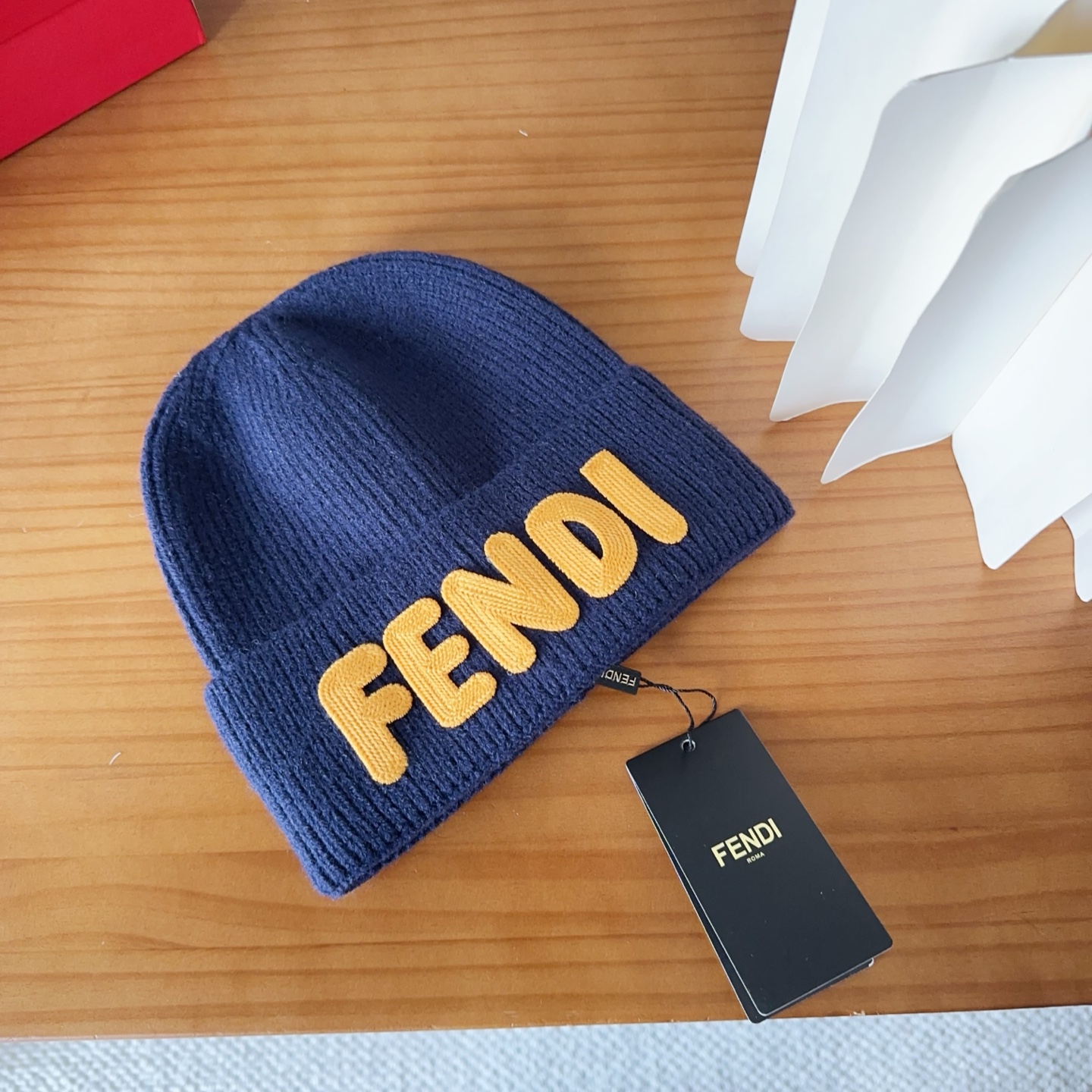 Fendi FF Knit Wool Beanie Hat - Stylish and Trendy Streetwear 2 i1760548321454 5627 0 0