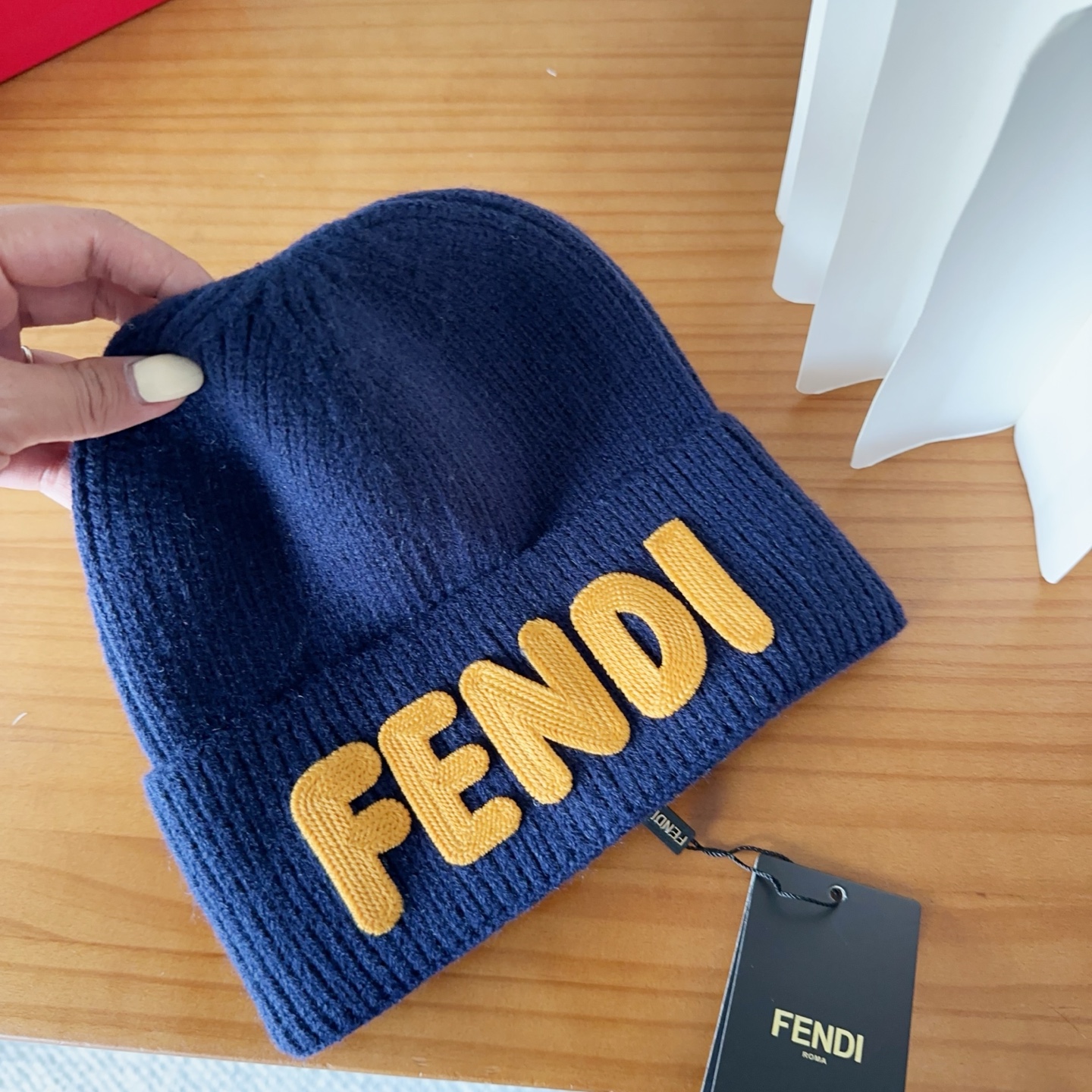 Fendi FF Knit Wool Beanie Hat - Stylish and Trendy Streetwear 7 i1760548321468 8736 0 5