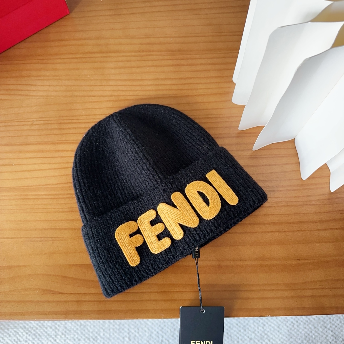 Fendi Double F Wool Beanie - Stylish Knit Cap for Men & Women 5 i1760548341861 752 0 3