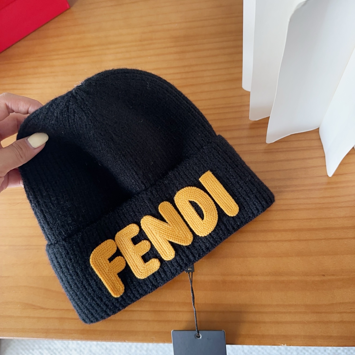 Fendi Double F Wool Beanie - Stylish Knit Cap for Men & Women 6 i1760548343934 3799 0 4