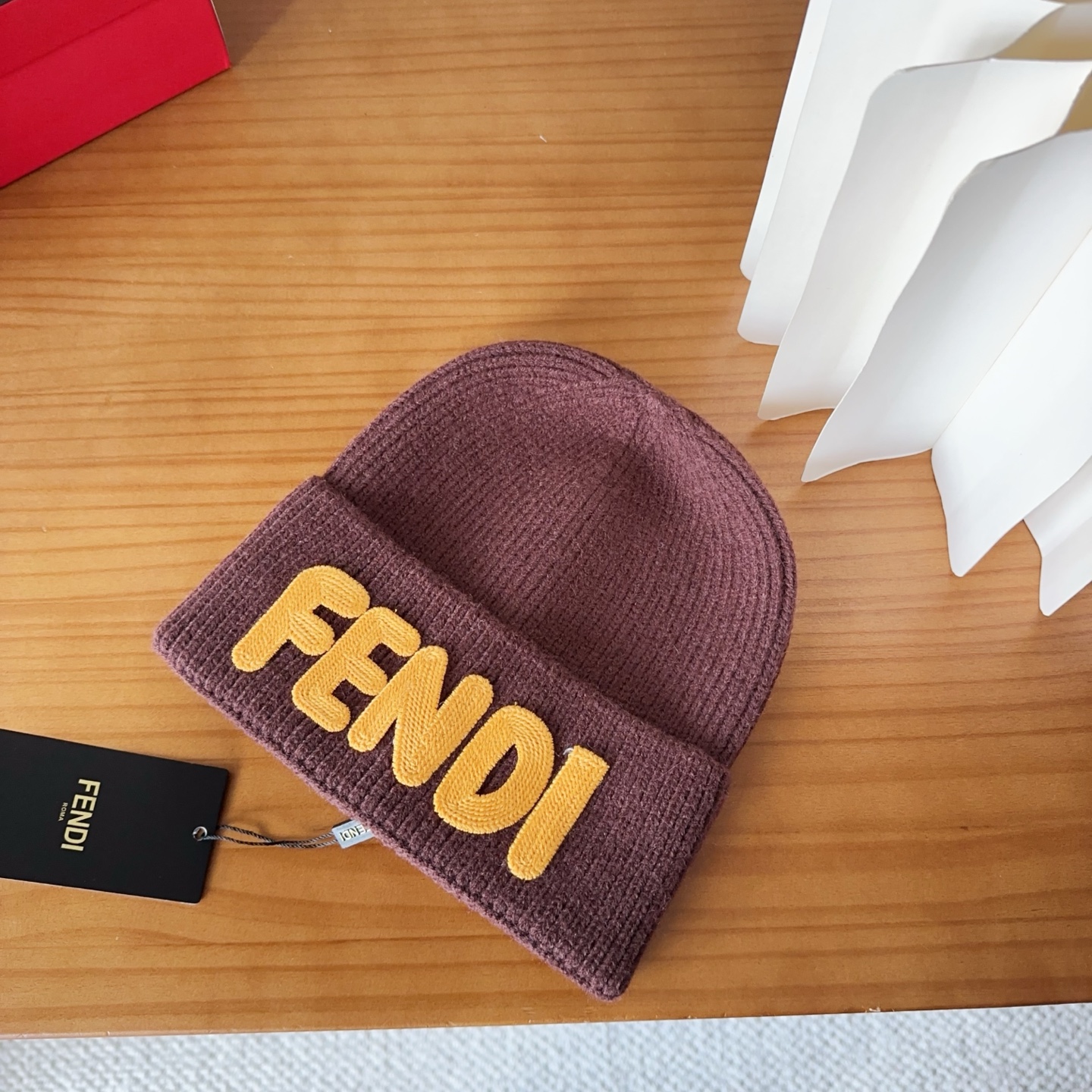 Fendi Double F Wool Beanie Hat - Stylish & Trendy Streetwear 4 i1760548361321 1257 0 2