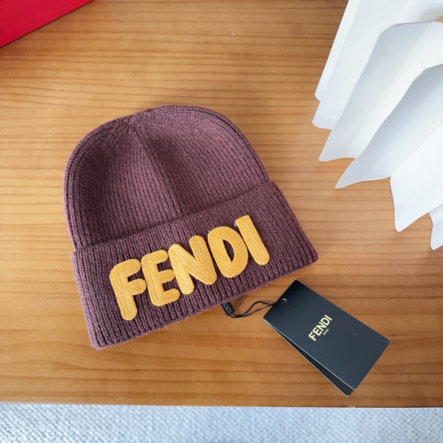 Fendi Double F Wool Beanie Hat - Stylish & Trendy Streetwear 2 i1760548361347 3543 0 0