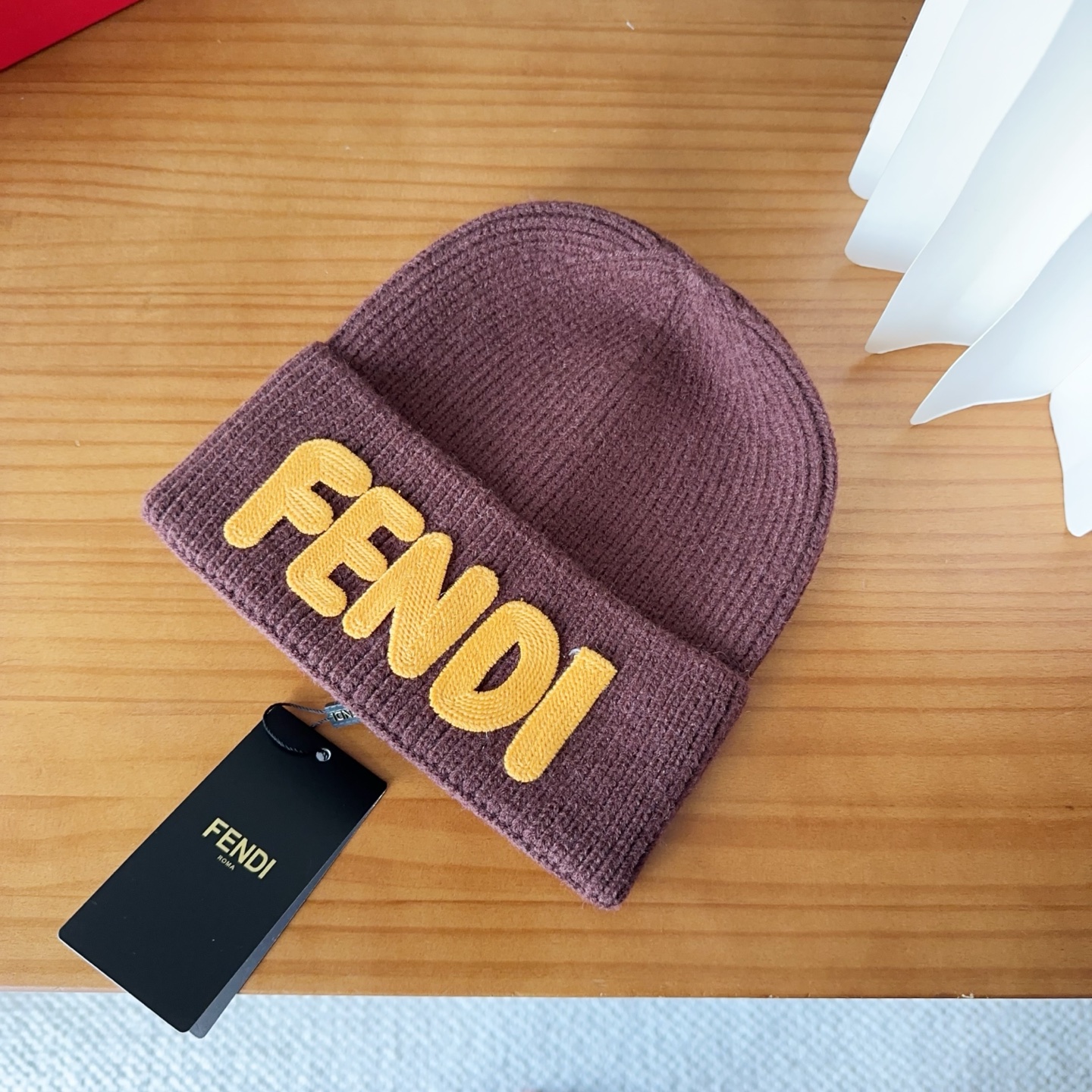 Fendi Double F Wool Beanie Hat - Stylish & Trendy Streetwear 3 i1760548364152 6255 0 1