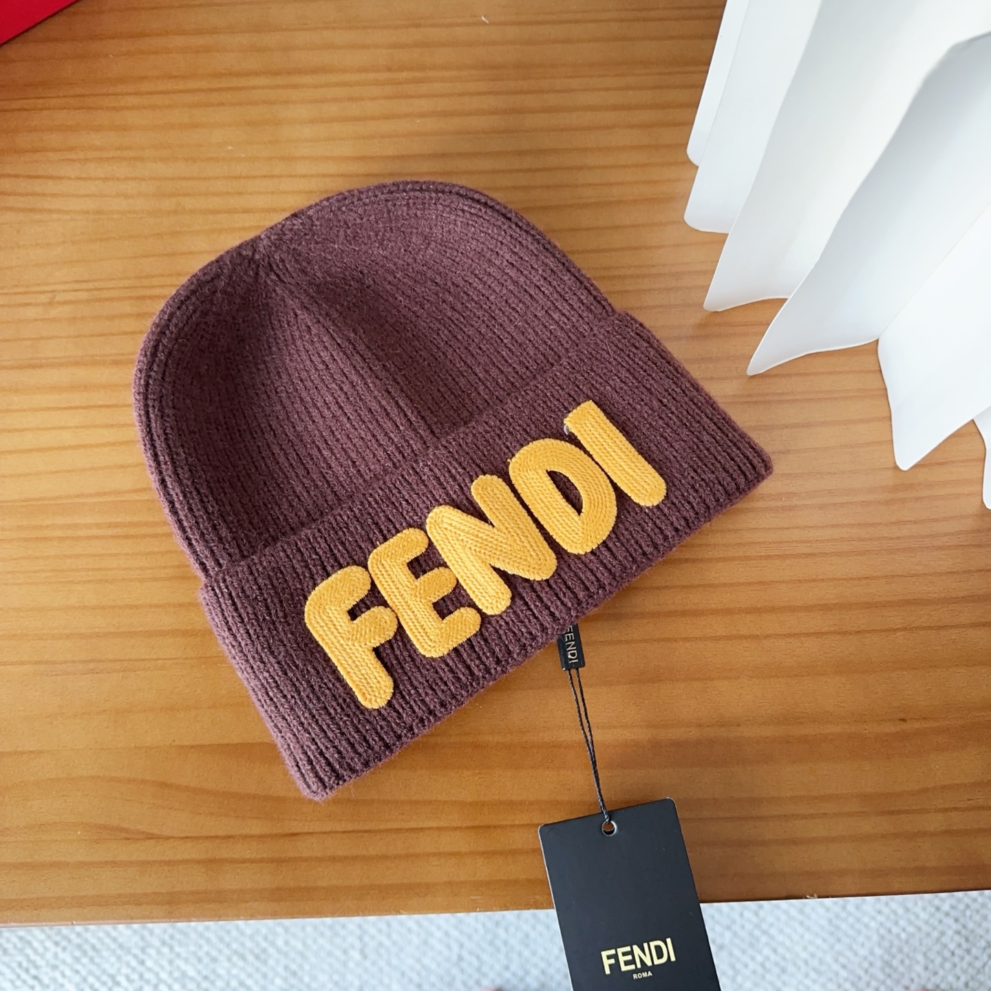 Fendi Double F Wool Beanie Hat - Stylish & Trendy Streetwear 5 i1760548364162 7541 0 3