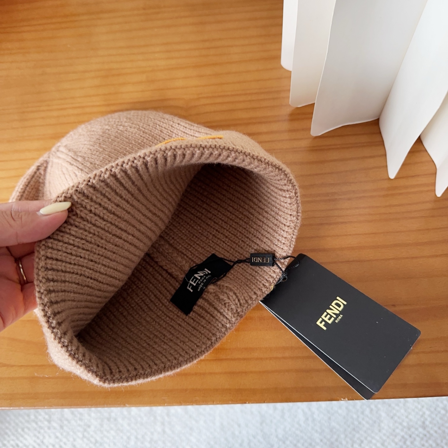 Fendi Double F Wool Beanie Hat - Stylish Knit Cap for Men and Women 9 i1760548378963 2141 0 7
