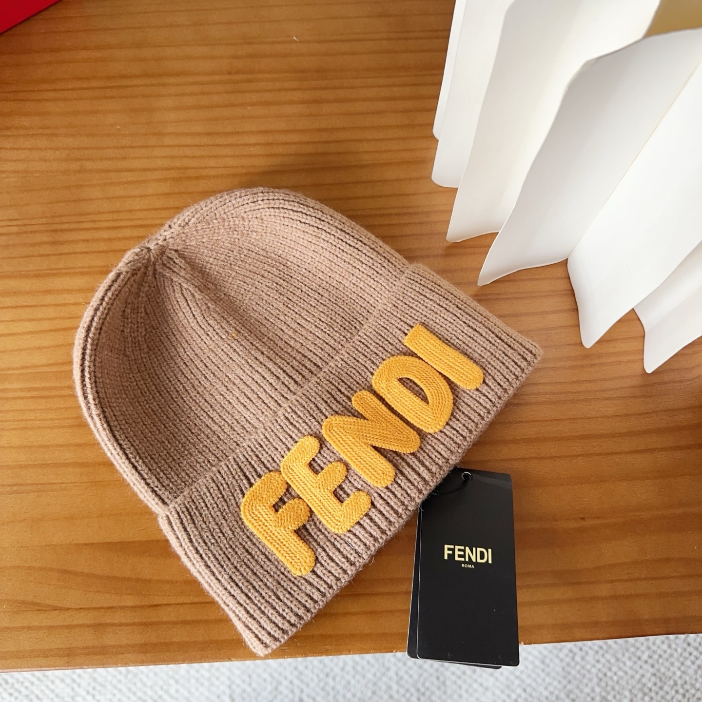 Fendi Double F Wool Beanie Hat - Stylish Knit Cap for Men and Women 6 i1760548378981 3253 0 4