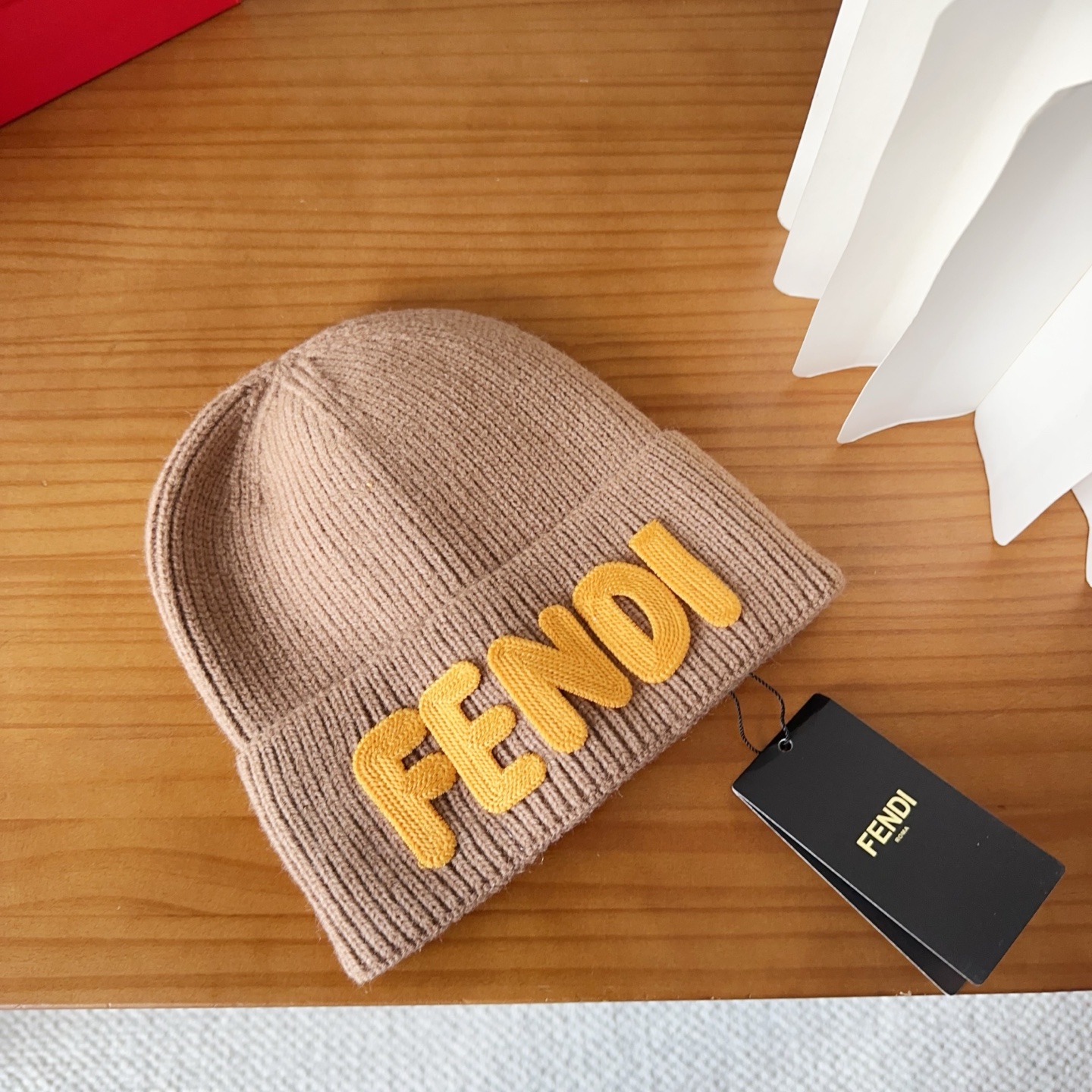 Fendi Double F Wool Beanie Hat - Stylish Knit Cap for Men and Women 8 i1760548389471 9105 0 6