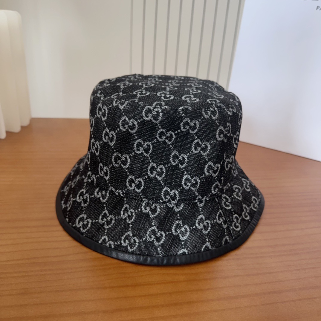 GUCCI古奇 2025新款专柜同步渔夫帽，爆款出货，超级好搭，新款上架