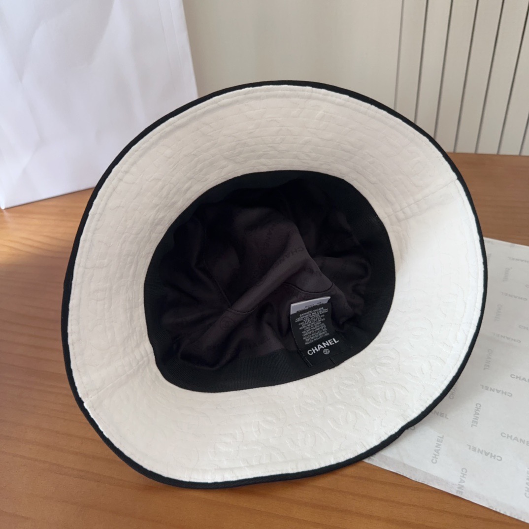 香奈儿CHANEL 新品高定渔夫帽，小香logo经典简约，时尚休闲设计 跑量新品