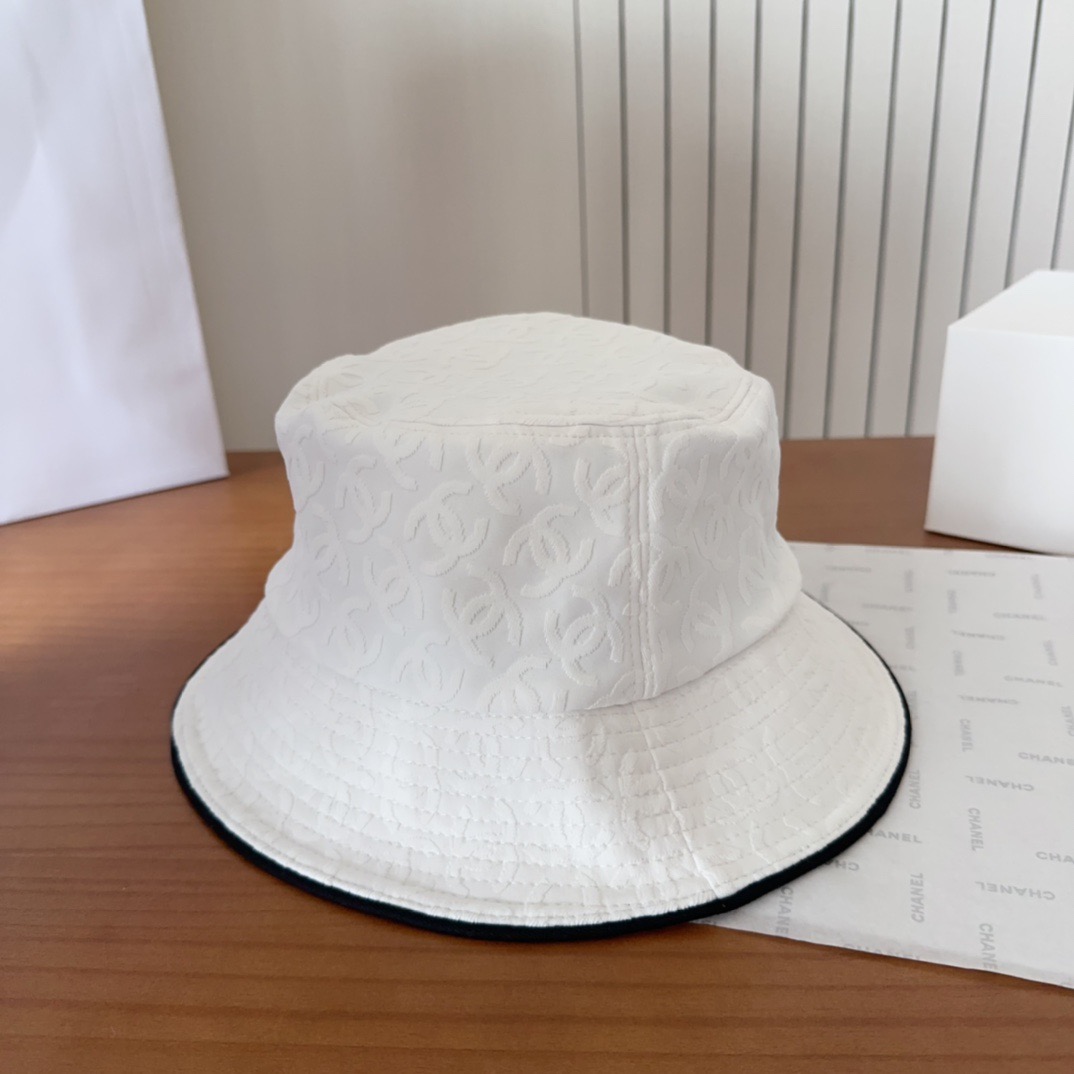 香奈儿CHANEL 新品高定渔夫帽，小香logo经典简约，时尚休闲设计 跑量新品