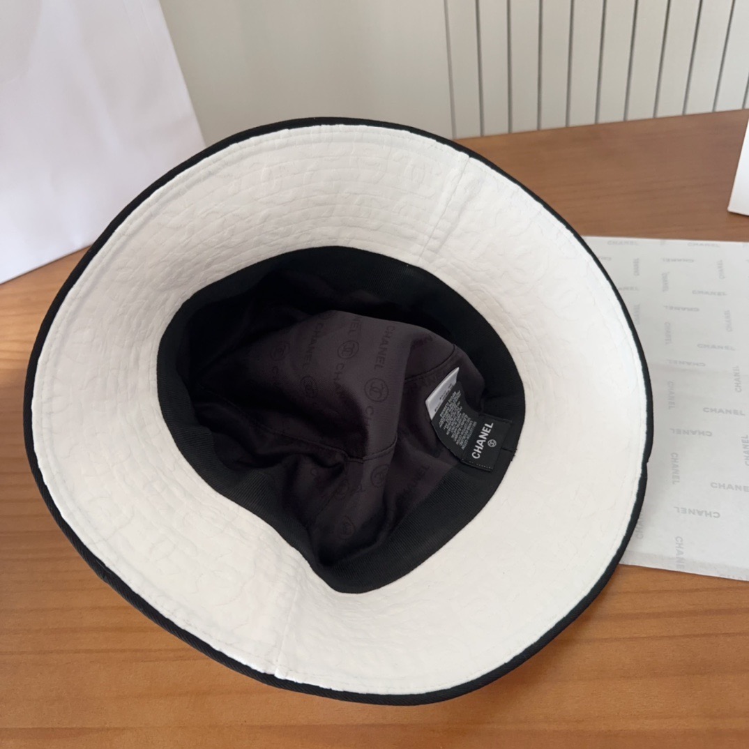 香奈儿CHANEL 新品高定渔夫帽，小香logo经典简约，时尚休闲设计 跑量新品
