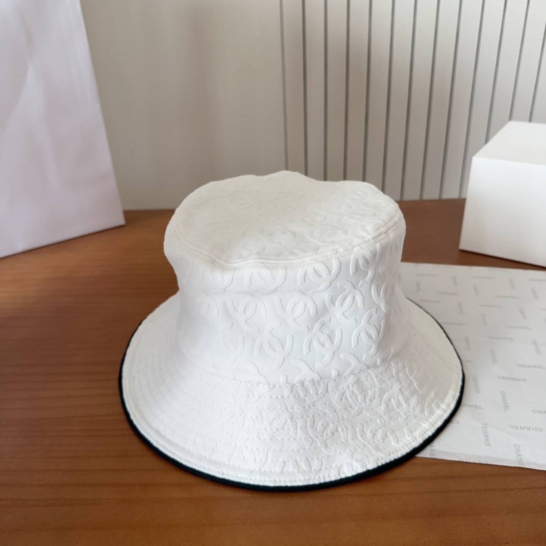香奈儿CHANEL 新品高定渔夫帽，小香logo经典简约，时尚休闲设计 跑量新品
