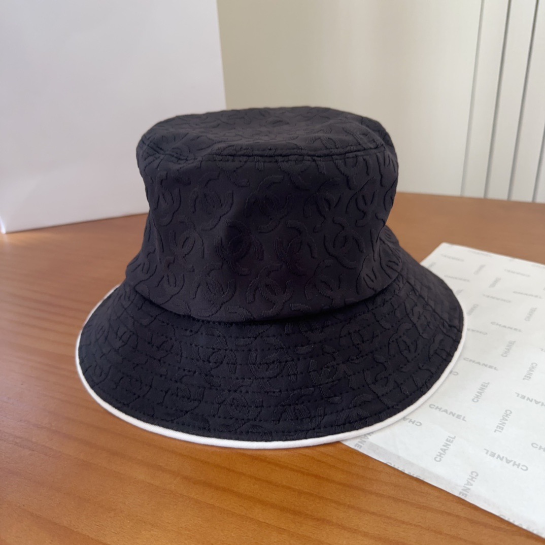 香奈儿CHANEL 新品高定渔夫帽，小香logo经典简约，时尚休闲设计 跑量新品