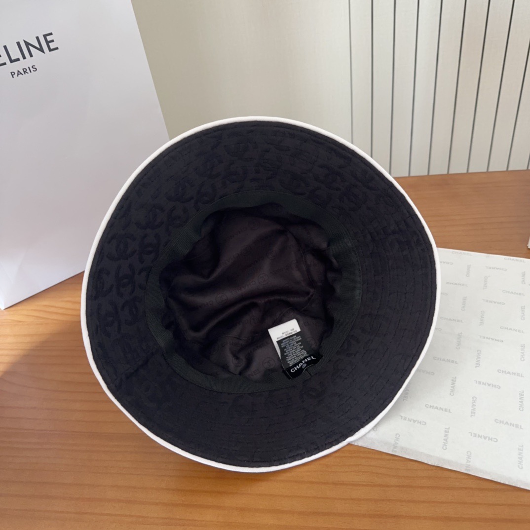 香奈儿CHANEL 新品高定渔夫帽，小香logo经典简约，时尚休闲设计 跑量新品